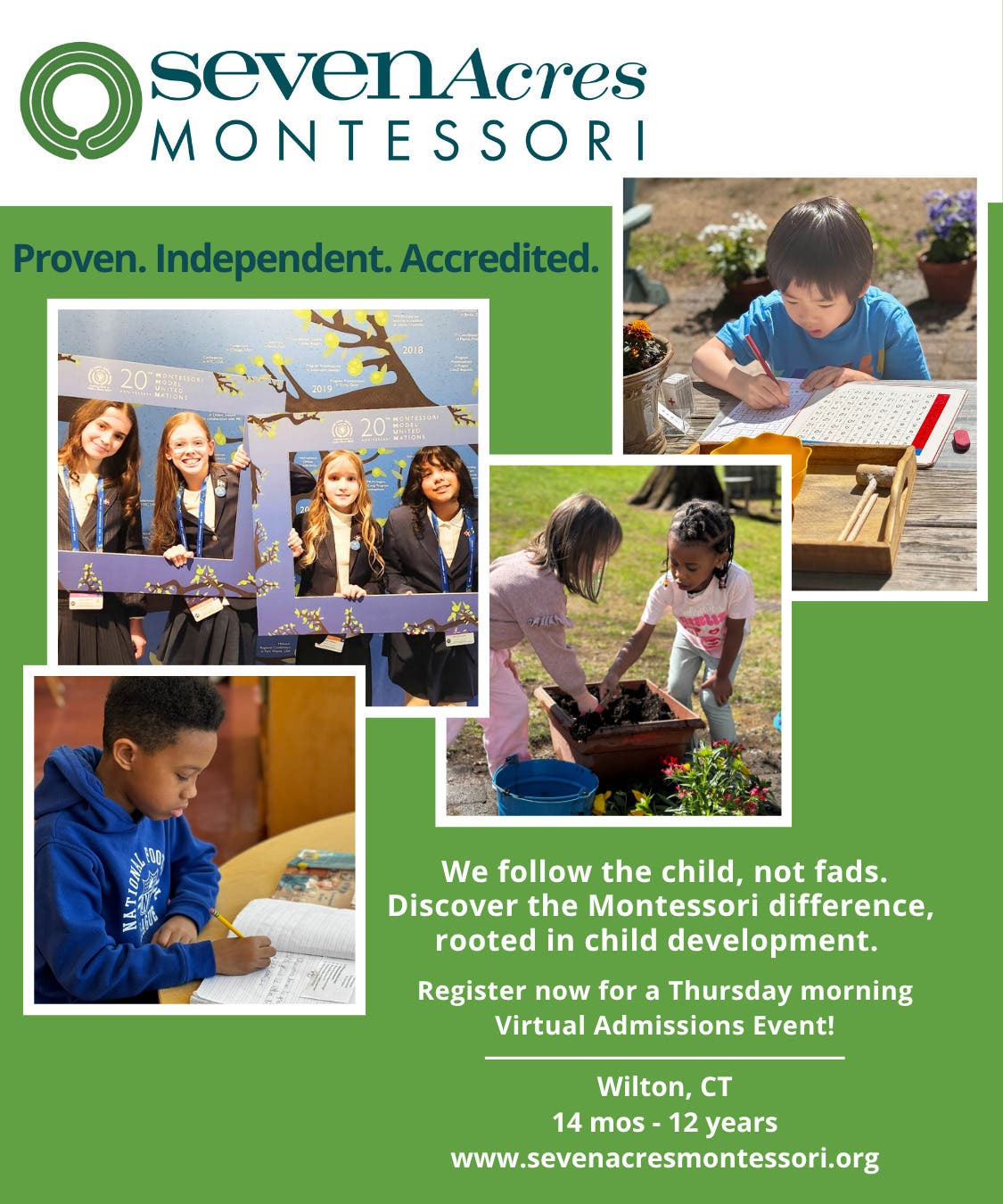 Seven Acres Montessori Virtual Prospective Parent Event