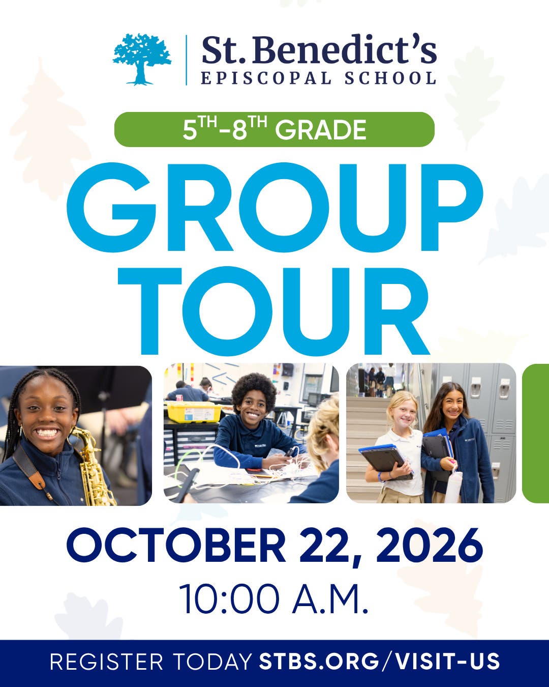 5th - 8th Grade Group Tour