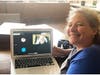 Roycemore teacher, Amy Milner, checks in with a Middle School student as part of an outreach initiative to offer social and emotional support.