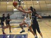 Anjali Nimmagada swoops in for a layup. 