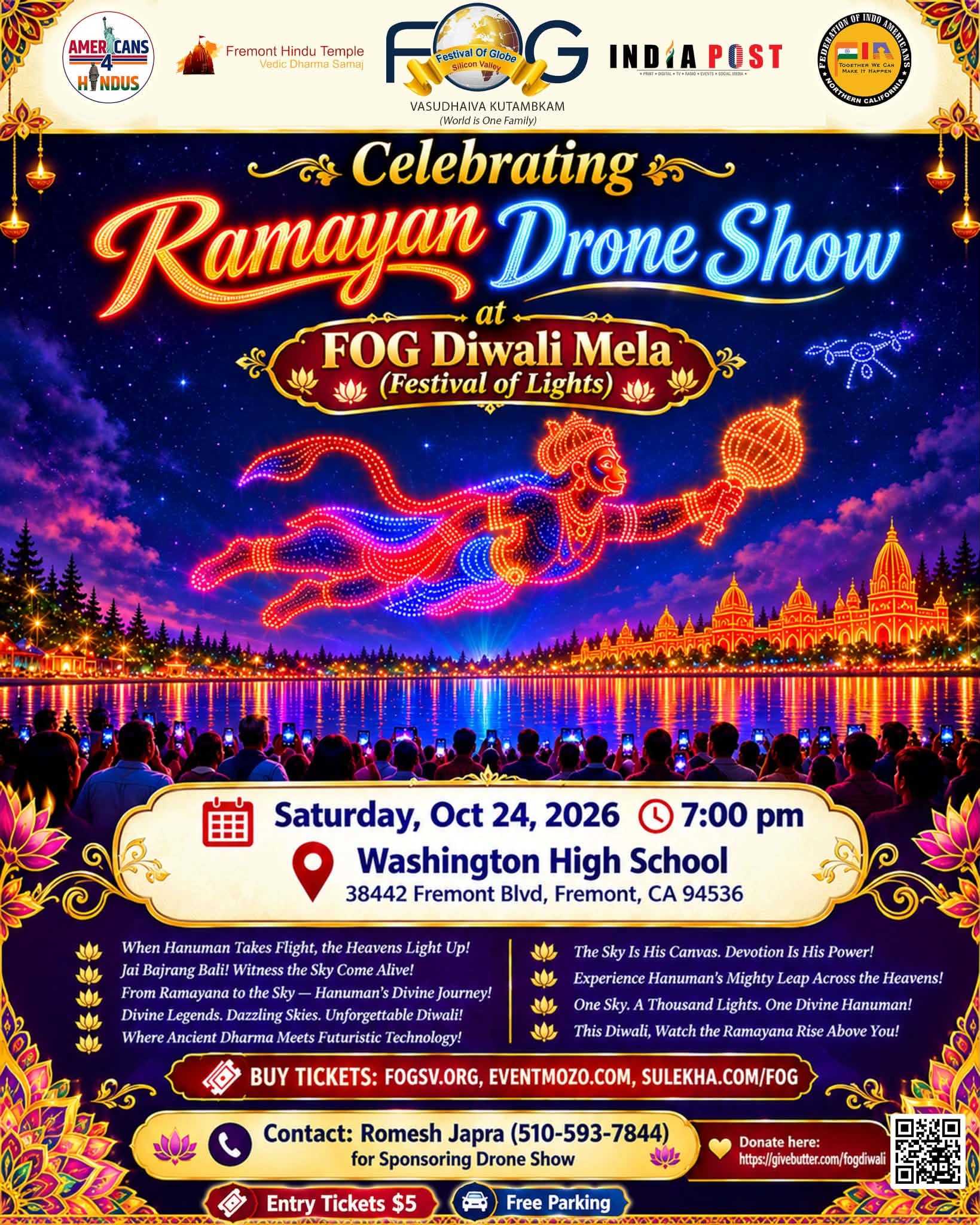 FOG Diwali - Ramayan Drone Show