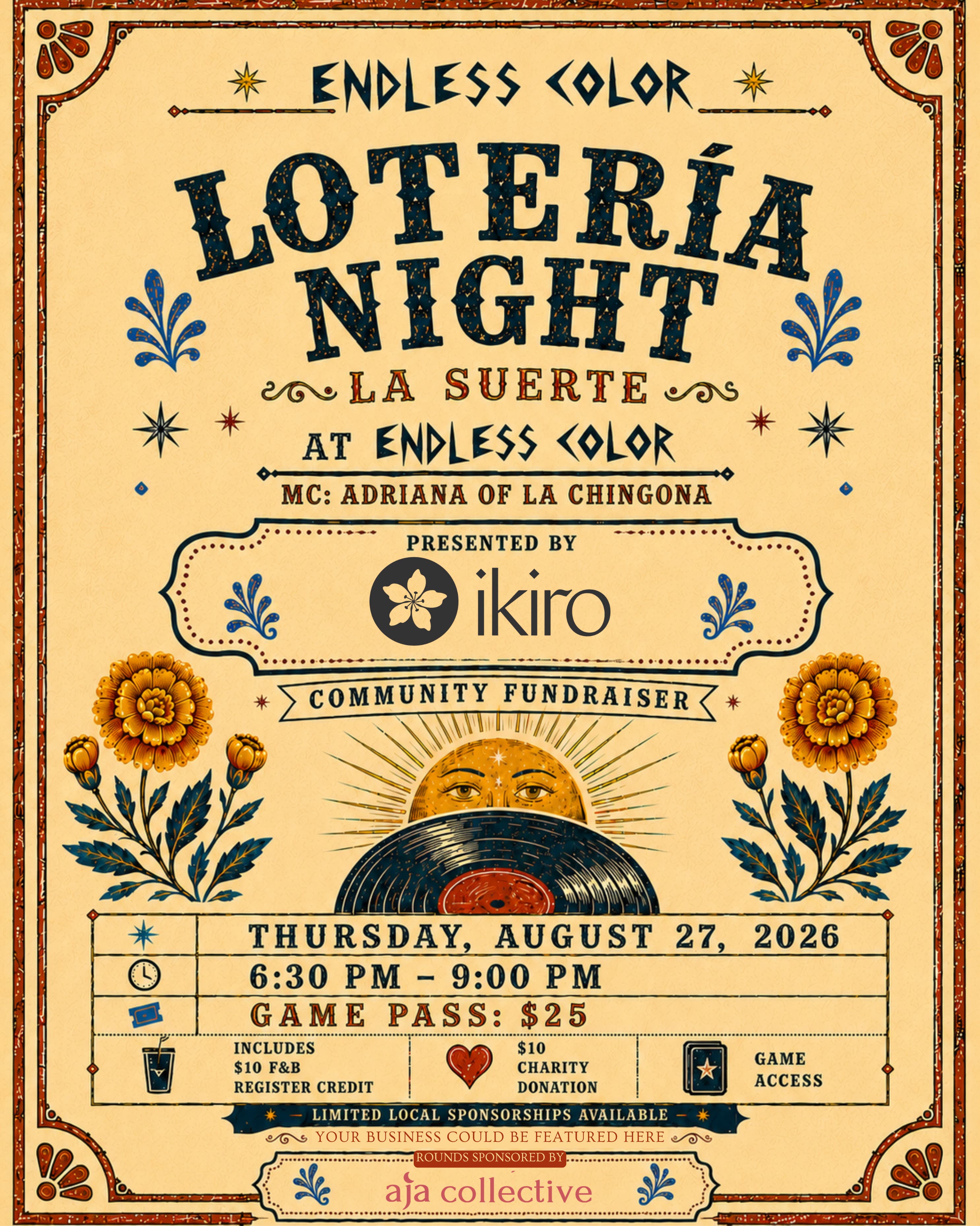 Lotería Night at Endless Color!