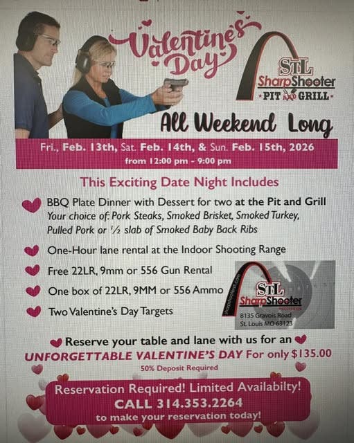 Valentine's Weekend Dine and Shoot