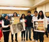 HSS youths with posters