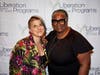 Singer Daphne Willis with Maggie Young, Chief Recovery Officer for Liberation Programs.