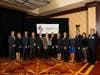 2019 American Manufacturing Hall of Fame inductees, with representatives from Ashcroft Inc., Medtronic PLC, Microboard Processing Inc., Pratt & Whitney and Sonics & Materials Inc.