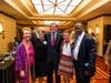 Left to right: Past HCC Foundation Board president Barbara Johnson, HCC Foundation Board member Ellen Tower, Senator Richard Blumenthal, HCC Foundation Board member Lindy Lee Gold, and Regional Community College President Dr. Thomas Coley. 