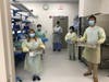 Sterile Processing Technician students learn hands-on skills at HCC’s state-of-the-art sterilization simulation lab.
