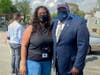 Alliance For Community Empowerment Executive Director and HCC graduate Dr. Monette Ferguson and HCC Chief Executive Officer Dr. Dwayne Smith stand together as community partners.