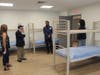 Rafael Pagan Jr. Pacific House Exec. Director shows off the Pacific House emergency shelter’s newly renovated living quarters.