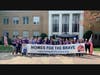 A group of supporters of the Homes for the Brave organization gathered at the University of Bridgeport to attend the Step OUT For The Brave 40,000 Step Challenge kickoff.