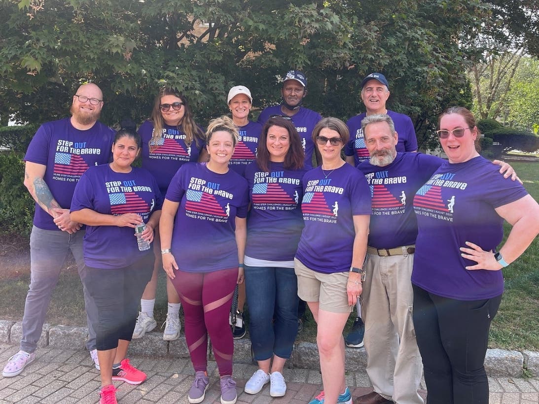 The Homes for the Brave organization held the Step OUT for the Brave 40,000 Step Challenge, raising over $86,000 to date to help Veterans experiencing homelessness.