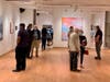 A crowd of art enthusiasts attended the reopening of the Housatonic Museum of Art and its newest collective exhibition: Big Art Bash 2021.