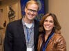 Longtime supporters Board Chair Chris Tate and his wife Lauren. Chris Tate served as emcee for the evening.