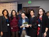 Rafael Pagan, Jr., Executive Director of Pacific House (center) stands with leaders of First Congregational Church of Greenwich, which was honored with a Making A Difference Award for its work in supporting the “Baskets of Hope’ initiative.