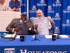 Housatonic Community College and Southern Connecticut State University signed an agreement creating a local option for students to attain a SCSU bachelor’s degree. Left to right: HCC CEO Dr. Dwayne Smith and SCSU President Joe Bertolino, Ed.D.