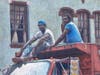 Demolition by HCC art professor, Thomas Brenner. Pastel on Paper, 2021