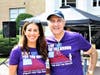 Alyssa Rae Taglia of News Channel 8 will emcee the Step OUT for the Brave 40,000 Step Challenge, standing here with Homes for the Brave CEO Vince Santilli.