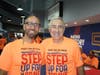 Left to right, Race Director David Galla stands with Vince Santilli, CEO/Executive Director of Homes for the Brave.
