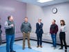 Left to right: Tiara Lofton and Robert Lockhart of Pacific House, T.J. Oneglia, Vice President for O&G, Pacific House Board Mark Lingle, Brad Oneglia, Vice President for O&G, and Eliza Baron, Communications and Marketing Manager for O&G.