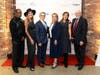 Left to right: Charles Connor Sr., Cathi Jenssen, Justin Maccaronne, Carmen Colon, Elena Kalman and Larry Kleutsch.