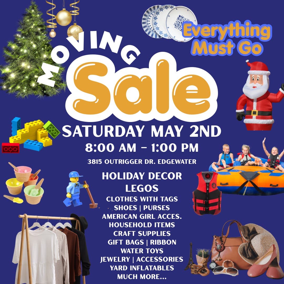 Moving sale