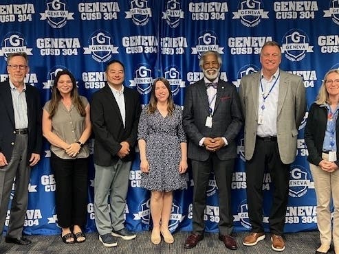 The Geneva 304 Board of Education has been recognized by the Illinois Association of School boards for its exceptional governance practices.