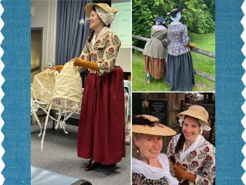 The Web They Wove: Women & Their Wardrobes During New England's Revolution