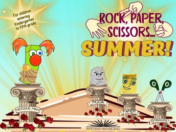 Rock, Paper, Scissors… SUMMER! Summer Reading Begins!
