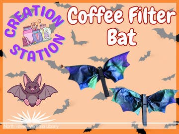 Creation Station: Coffee Filter Bats