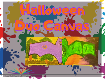 Halloween Duo Canvas