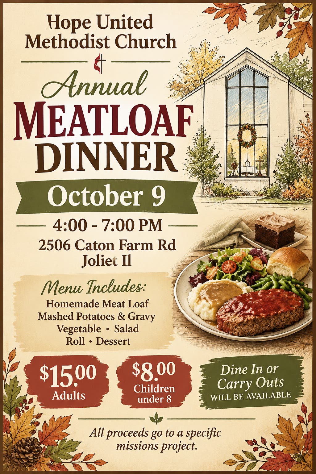 Annual Meatloaf Dinner