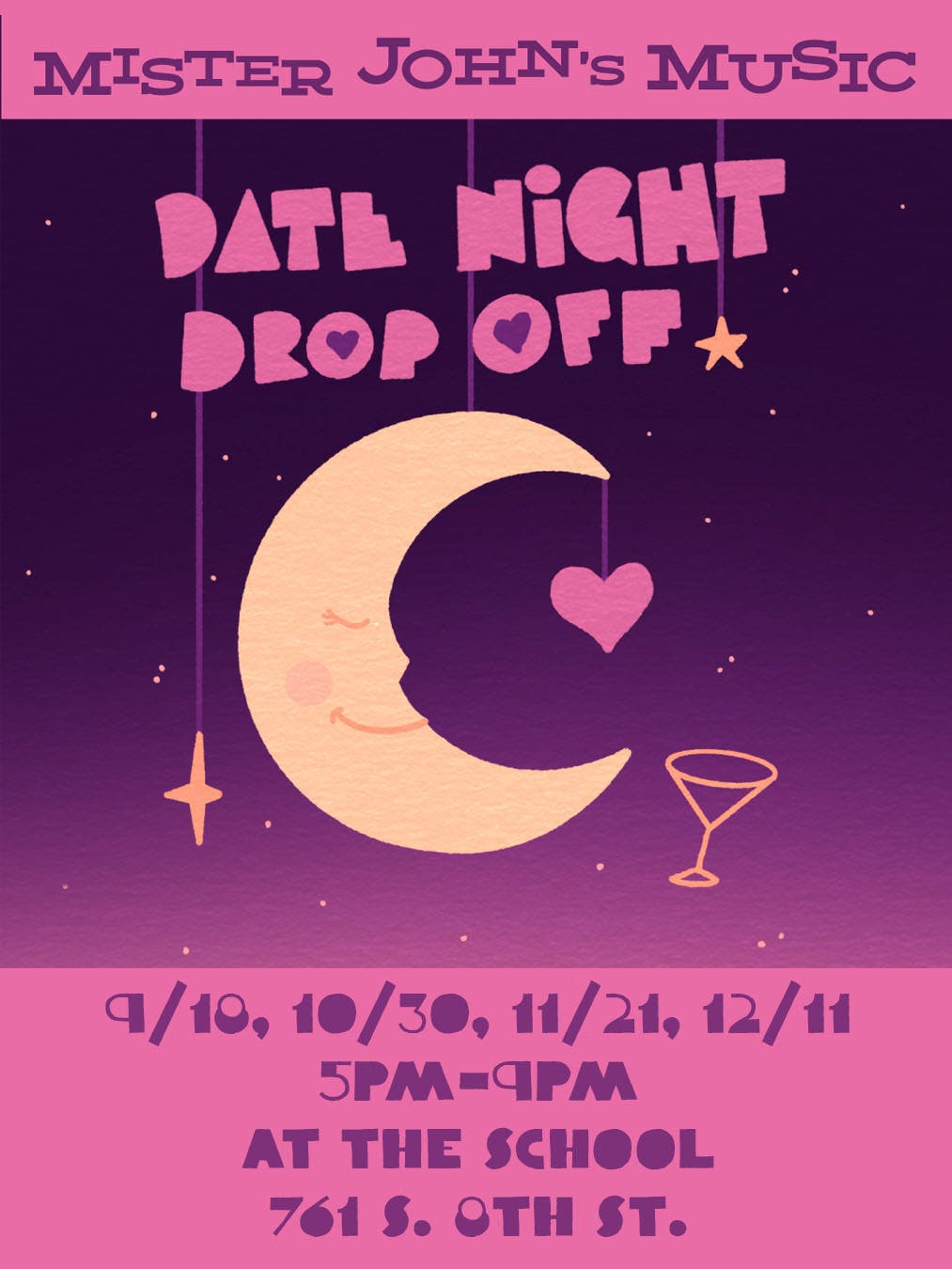 Mister John's Music Date Night Drop-Off