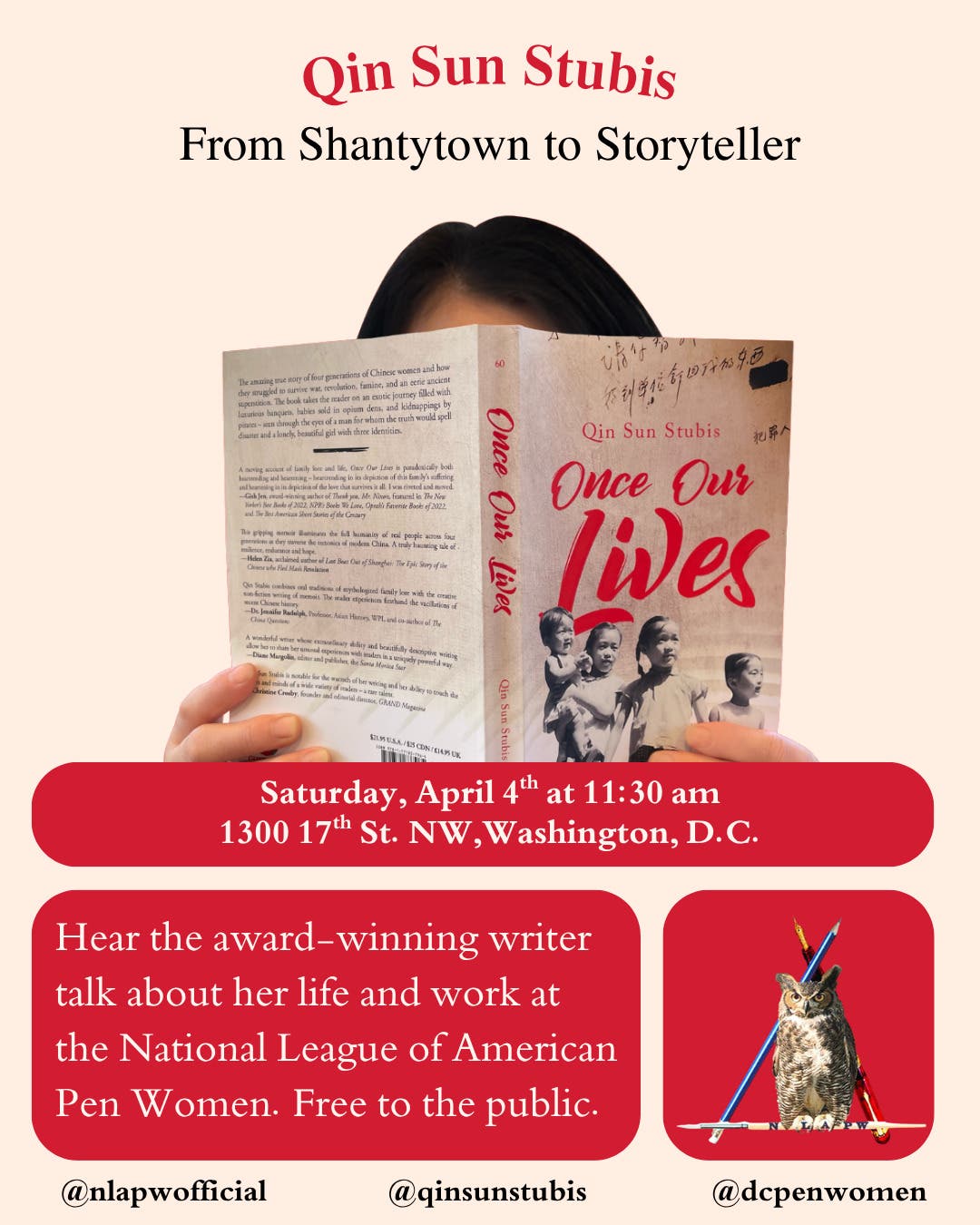 Author Qin Sun Stubis Talks About Her Life and Literary Work