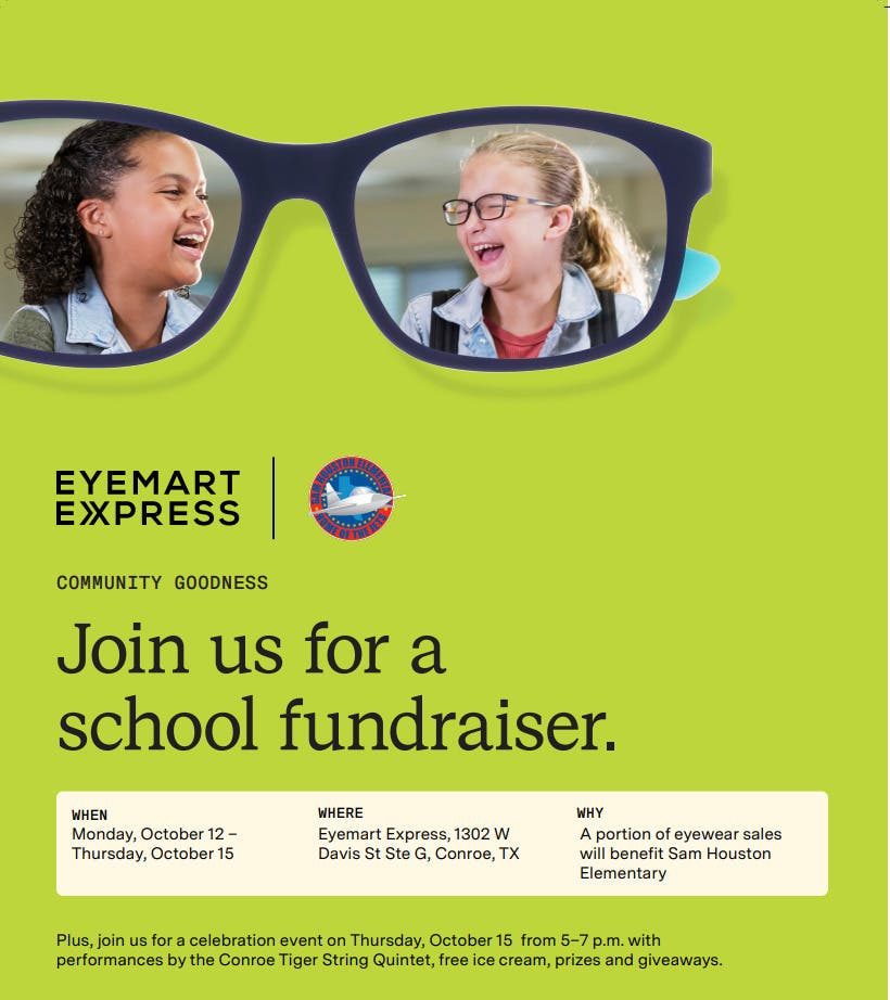 School Fundraiser at Eyemart Express