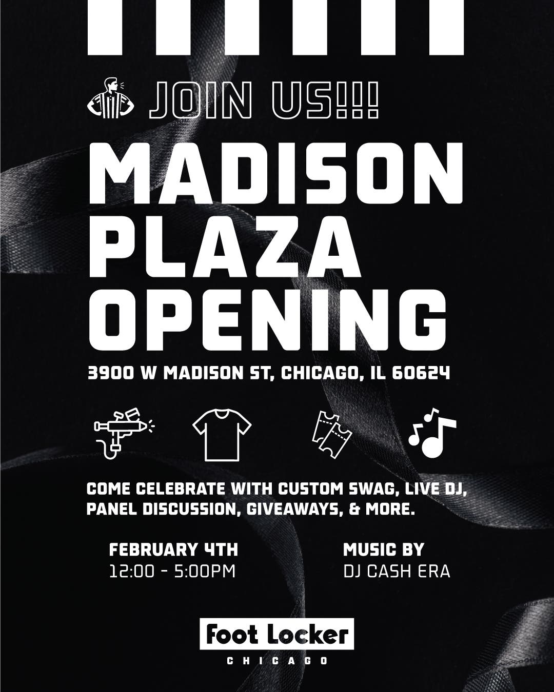 Feb 4 | Foot Locker's Madison Plaza Grand Opening Celebration | Chicago, IL  Patch