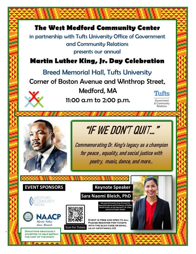 Jan 19 | Annual Martin Luther King Jr. Day of Celebration | Medford, MA ...