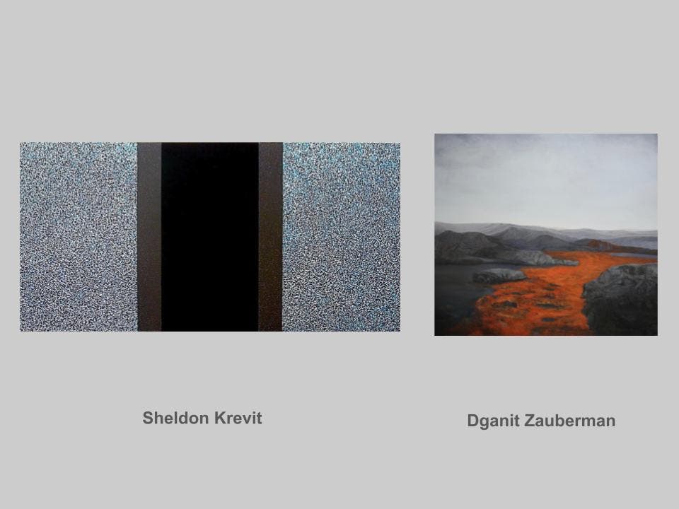 Sheldon Krevit and Dganit Zauberman inTwo Solo Painting Exhibits 