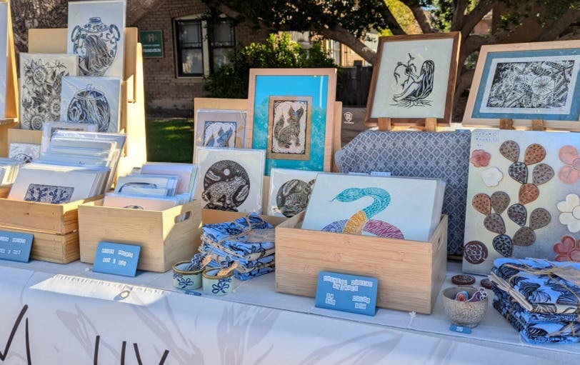 The Art of Motherhood Printmaking Workshop at Scottsdale Quarter
