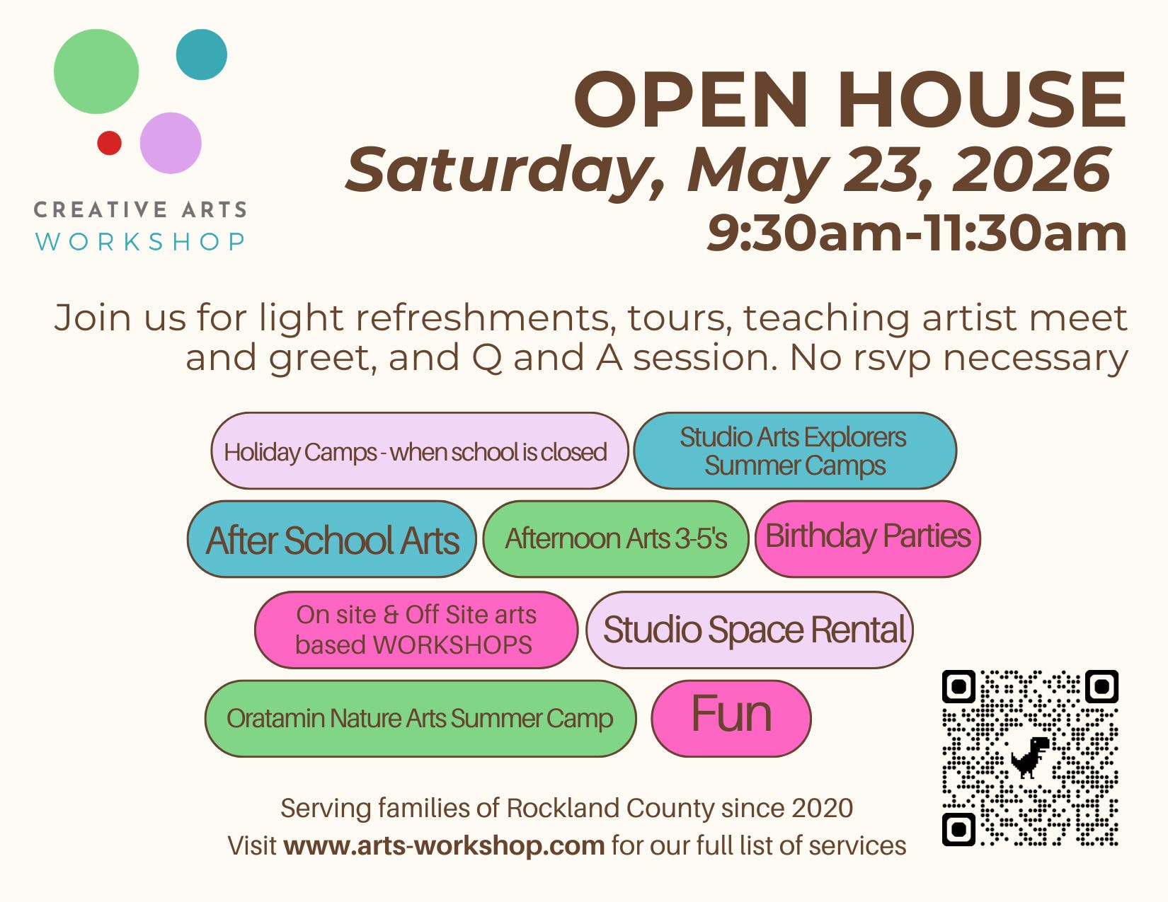 Open House - Tours & Meet and Greet with CAW studios and team 