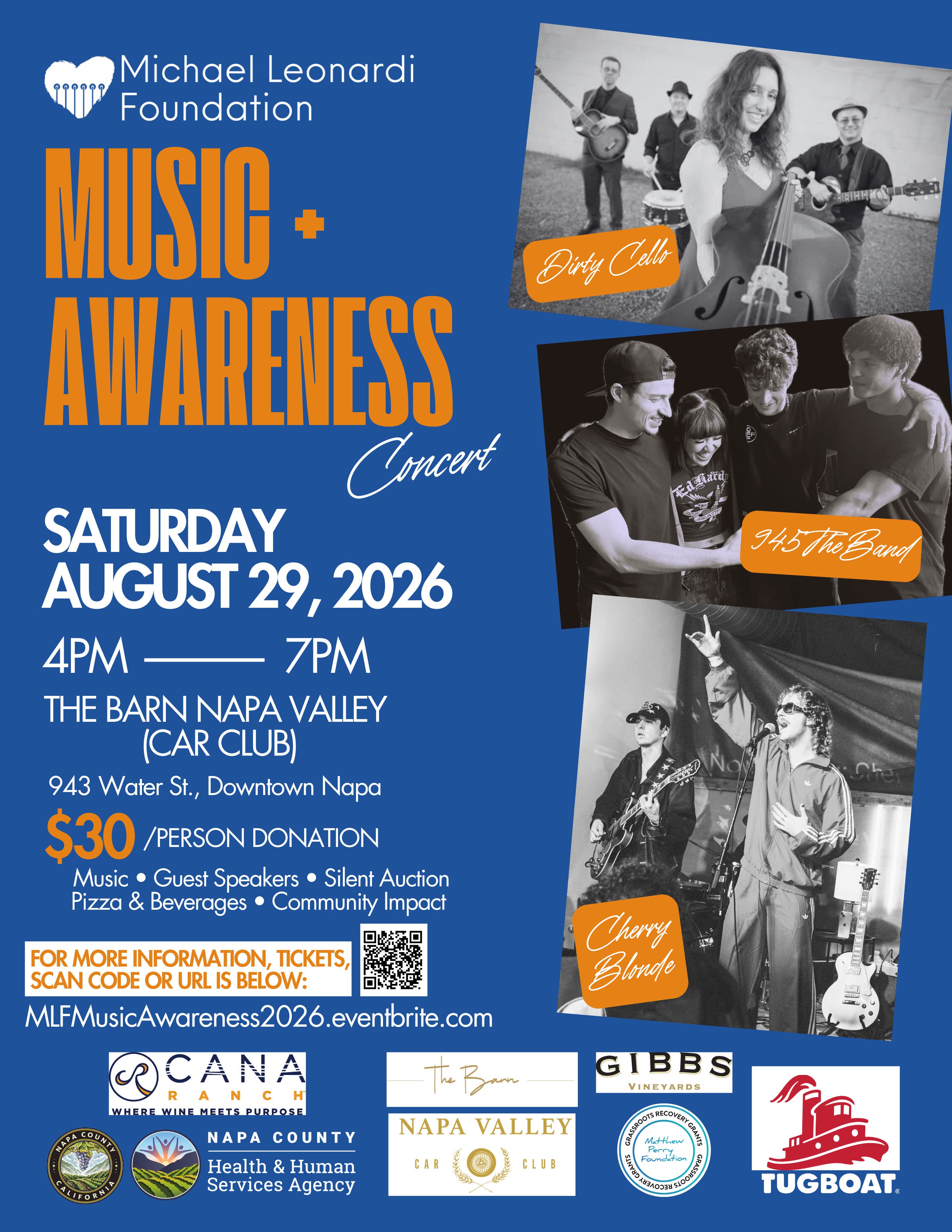Michael Leonardi Foundation Music + Awareness Concert