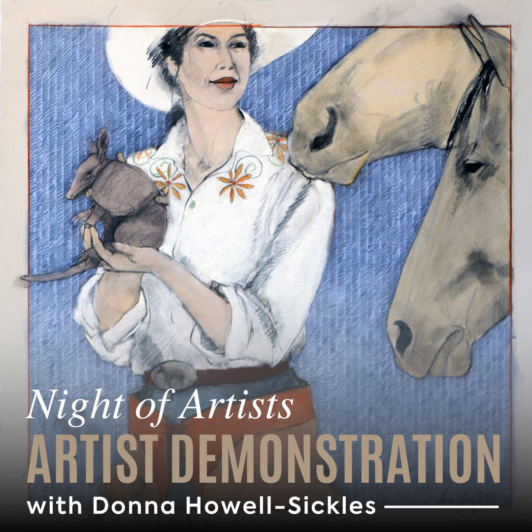  Night of Artists Artist Demonstration with Donna Howell-Sickles 