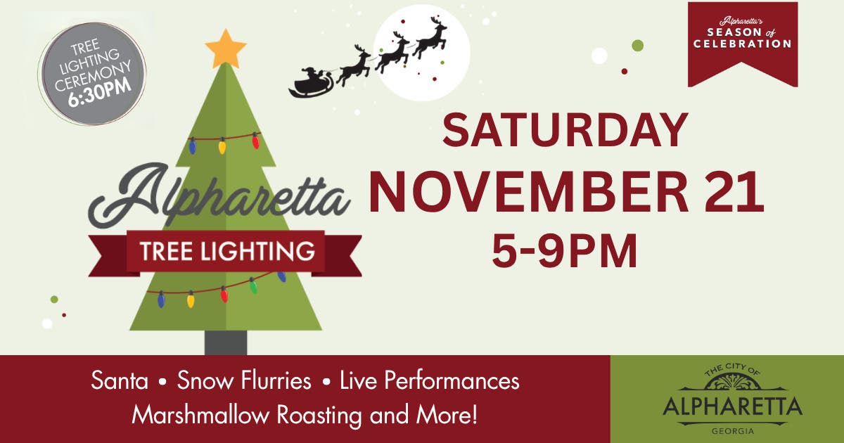Downtown Alpharetta Tree Lighting