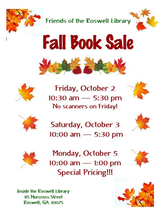 Fall Book Sale