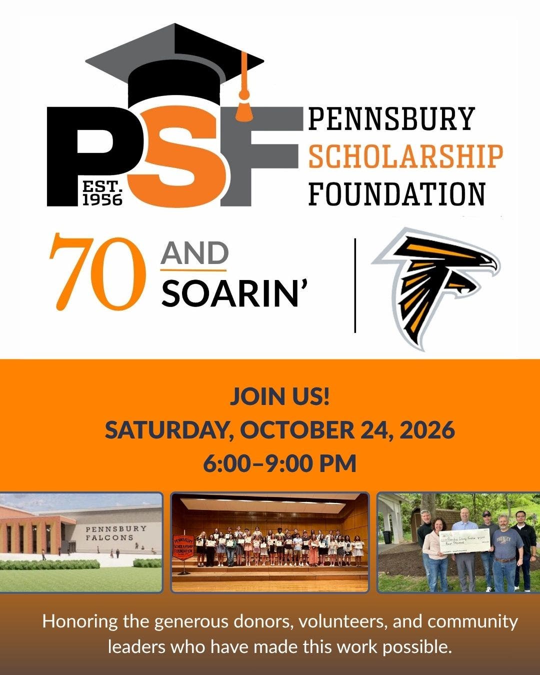 Pennsbury Scholarship Foundation 70th Anniversary Banquet