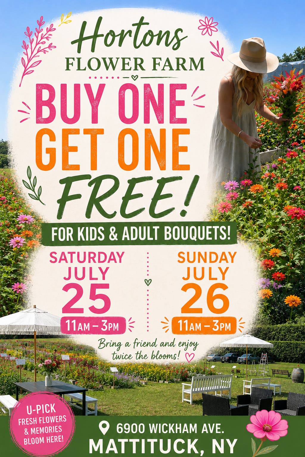 Hortons Flower Farm Buy One Get One Free