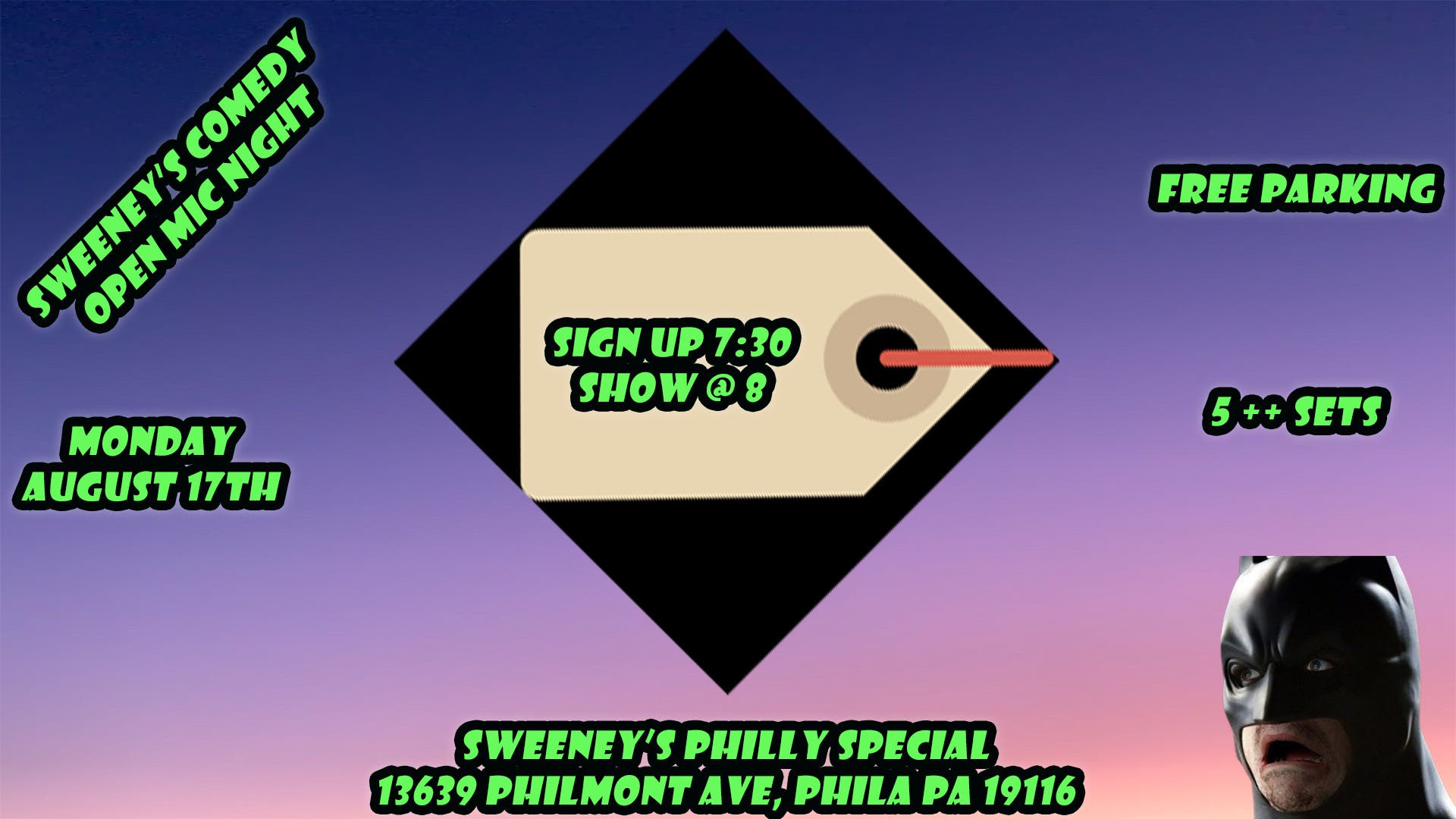 Free Comedy Open Mic