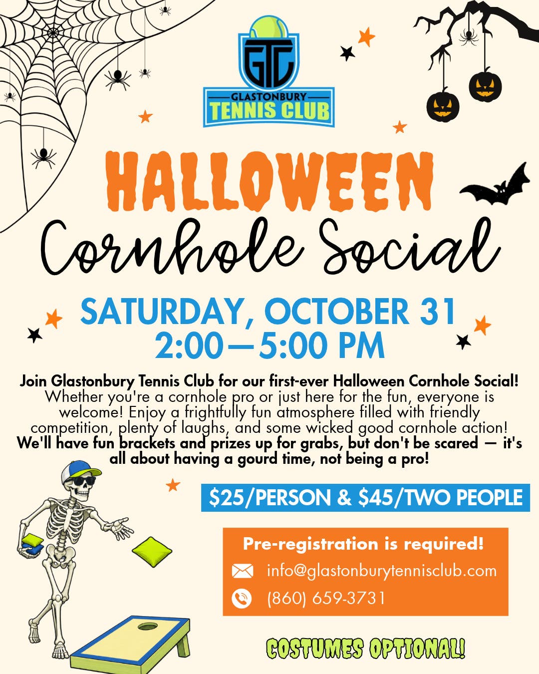 Halloween Cornhole Social