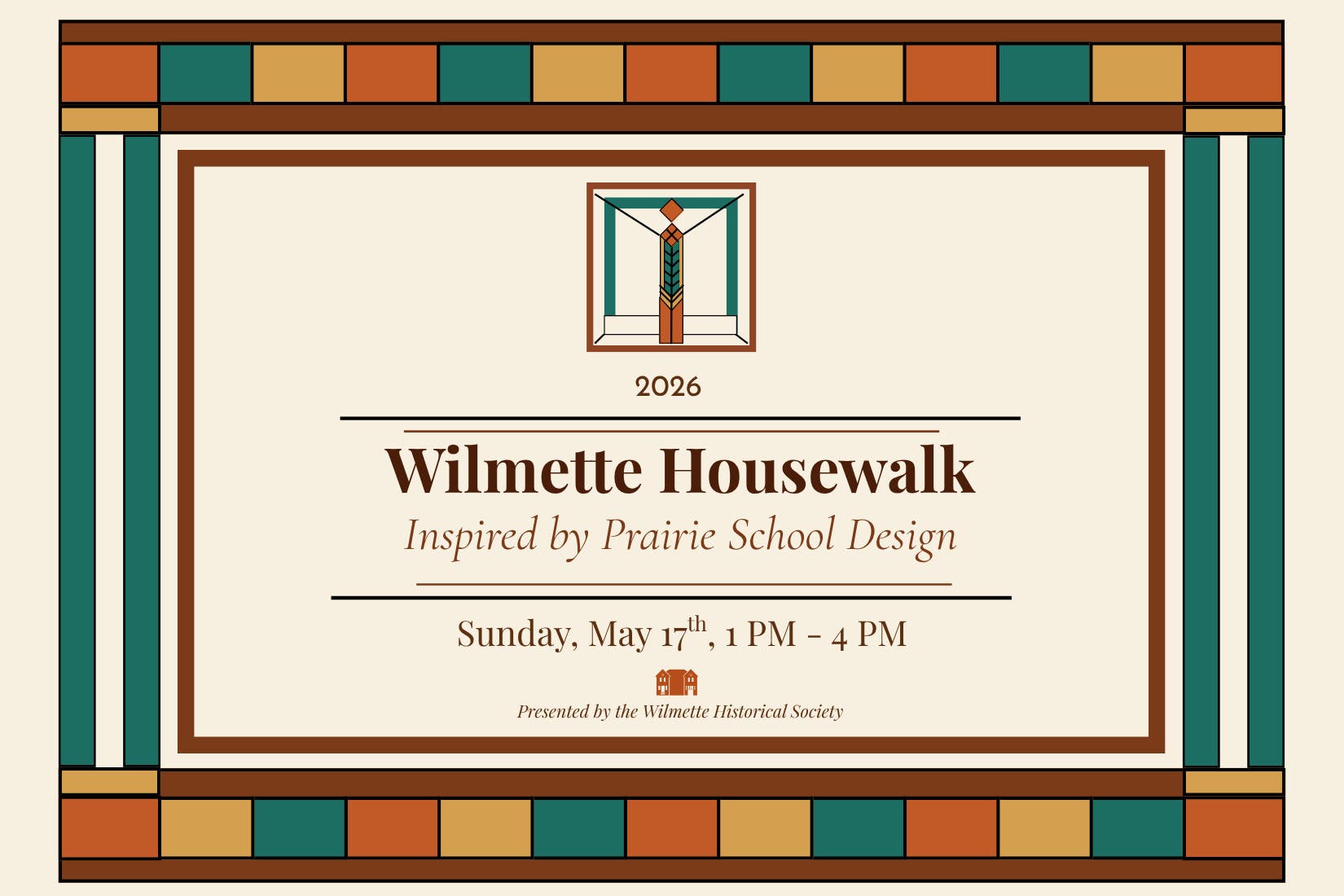 Wilmette Housewalk: Inspired by Prairie School Design