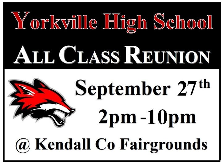 Sep 27 | Yorkville High School Alumni Reunion | Yorkville, IL Patch